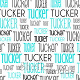 Tucker - Typographic Design - Print