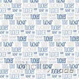 Tucker - Typographic Design - Print Small