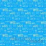 Wes - Typographic Design - Print Small