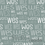 Wes - Typographic Design - Print