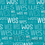 Wes - Typographic Design - Print