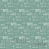 Wes - Typographic Design - Print Small