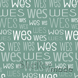 Wes - Typographic Design - Print