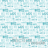 Wes - Typographic Design - Print Small