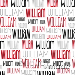 William - Typographic Design - Print