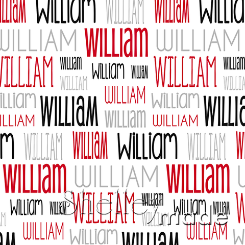 William - Typographic Design - Print