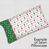 Christmas Pillowcase Panel - Christmas Horizontal