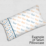 Diagonal Pillowcase Panel - Slender