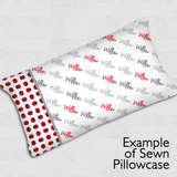 Diagonal Pillowcase Panel - Hand