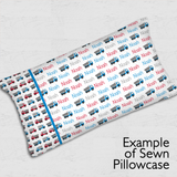 Horizontal Image Pillowcase Panel - Slender
