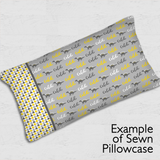 Horizontal Image Pillowcase Panel - Brush