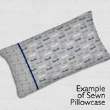 Horizontal Image Pillowcase Panel - Script