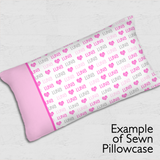 Horizontal Image Pillowcase Panel - Standard