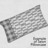 Stacked Pillowcase Panel - Modern Bold Upper