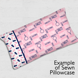 Stacked Image Pillowcase Panel - Cute Upper