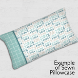 Stacked Pillowcase Panel - Modern Bold