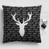 Family Cushion Panel - Stag Head