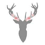 Stag Head Floral