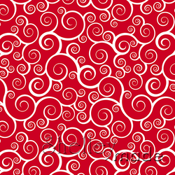 Christmas Coordinate - Swirl Red