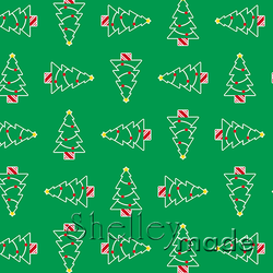Christmas Coordinate - Tree Structured Green