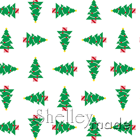 Christmas Coordinate - Tree Structured White