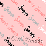 ShelleyMade Personalised Name Design Fabric Diagonal - Brush