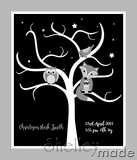 Birth Record Panel - Tree Fox