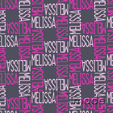 ShelleyMade Personalised Name Design Fabric Squared - Flexi Upper