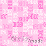 ShelleyMade Personalised Name Design Fabric Squared - Standard